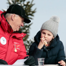 The King and The Princess in Holmenkollen (Photo: Lise Åserud / NTB scanpix)