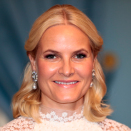 Crown Princess Mette-Marit during dinner at the Riga Castle. Photo: Lise Åserud / NTB scanpix