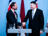 Latvia: Pressekonferanse