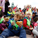 Sweet buns in the Palace Square  (Photo: Lise Åserud, NTB Scanpix)