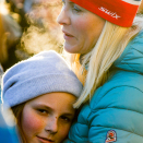 Kronprinsessen og Prinsessen på Slottsplassen. Foto: Vegard Wivestad Grøtt / NTB scanpix