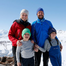 The Crown Prince and Crown Princess with Princess Ingrid Alexandra and Prince Sverre Magnus at Beitostølen (Photo: Lise Åserud, NTB Scanpix)