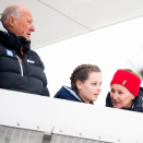 The traditional ski jumping competition in Holmenkollen 12 March. The Royal Family is in attendance as always. Photo: Jon Olav Nesvold, NTB scanpix
