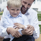 His Royal Highness The Crown Prince and His Highness Prince Sverre Magnus. Published 20 July 2013 on the occasion of The Crown Prince's 40th birthday. Handout picture from The Royal Court. For editorial use only, not for sale. Photo: Sølve Sundsbø, The Royal Court.  