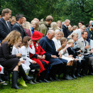 The King and Queen, The Crown Prince and Crown Princess' family, Princess Märtha Louise and Ari Behn with their familiy, were all present (Photo: Cornelius Poppe / NTB scanpix)