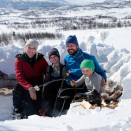 The Crown Prince Family at Beitostølen (Photo: Lise Åserud, NTB Scanpix)