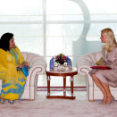 Crown Princess Mette-Marit with Mrs Sri Rosmah Mansor (Photo: Gorm Kallestad / Scanpix)
