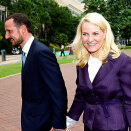 Crown Prince Haakon and Crown Princess Mette-Marit by Petronas Tower (Photo: Gorm Kallestad / Scanpix)