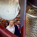 A visit to Brunvoll, where the bough propellers of the Royal Yacht were built  (Photo: Stian Lysberg Solum / NTB scanpix)