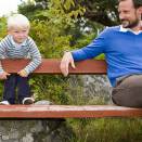 Prince Sverre Magnus and Crown Prince Haakon July 2009 (Photo: Heiko Junge, Scanpix)