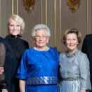 Deres Majesteter Kongen og Dronningen holdt en middag for Prinsesse Astrid på Slottet. Publisert i anledning Prinsessens 85-årsdag 12. februar. 2017. Handoutbilde fra Det kongelige hoff. Bildet er kun til redaksjonell bruk - ikke for salg. Foto: Foto: Morten Brun, Det kongelige hoff.
