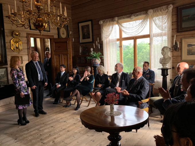 Soprano Beate Mordal and pianist Jens Harald Bratlie performed. Photo: Sven Gj. Gjeruldsen, The Royal Court